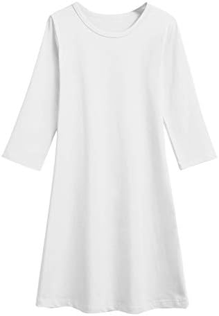 Vestido de camiseta de tampa de tampa de garotas JORSAR