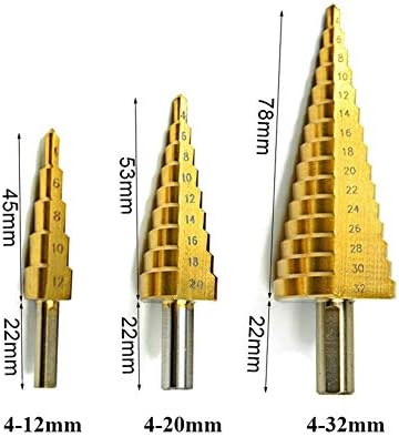 Etapa de madeira métrica métrica de ranhura helicoidal Cutter de moagem de orifícios em forma de pagode com cortador