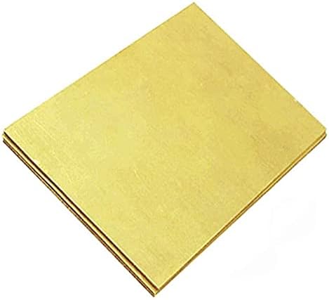 Folha de cobre de placa de latão Folha de lençóis molde de molde de molde DIY 0,5 mm, 100x150mm para usada em desenvolvimento
