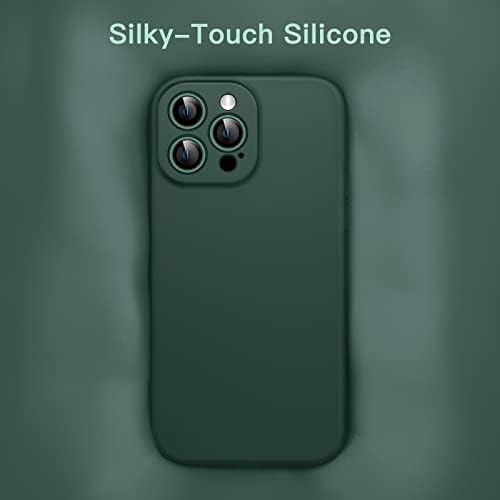 Caso de silicone magnético JETECH para iPhone 13 Pro Max 6,7 polegadas, compatível com MagSafe, tampa do telefone com lente de câmera