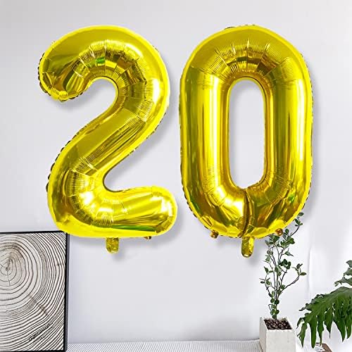 Eshilp 40 polegadas Número de balão Balão número 12 Balão gigante do Jumbo Número 12 Balão para 12º Aniversário de Decoração de