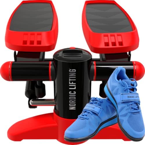 Mini Stepper - pacote vermelho com sapatos Megin Tamanho 11.5 - Azul