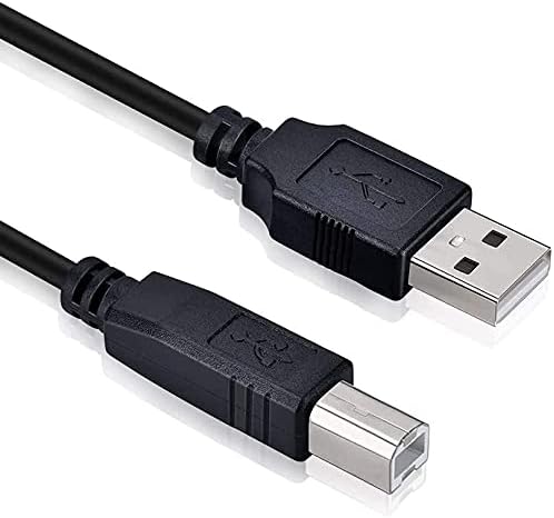 PPJ 6ft USB 2.0 Cable Tord A a B Substituição para Axiohm A794-2105 Poster de recebimento POS