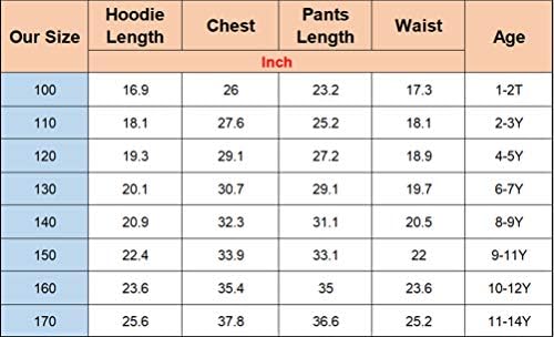 Roupa com capuz de traacho gráfico da Waroost Unisex, Kids Ghostbusters Capuz de pulôver+calças longas em 6 cores