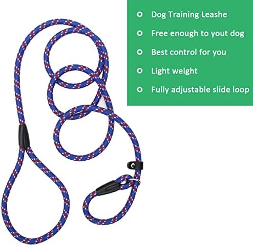Treinidade de treinar para cães coolrunner de 6 pés Treinagem de cão, trela de corda forte coleira de corda, coleira de