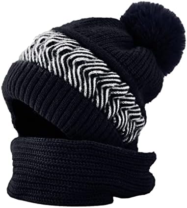 Chapéu de inverno capuz de lenço de malha coif inverno garoto quente malha chapéu chapéu de folhas de bordo