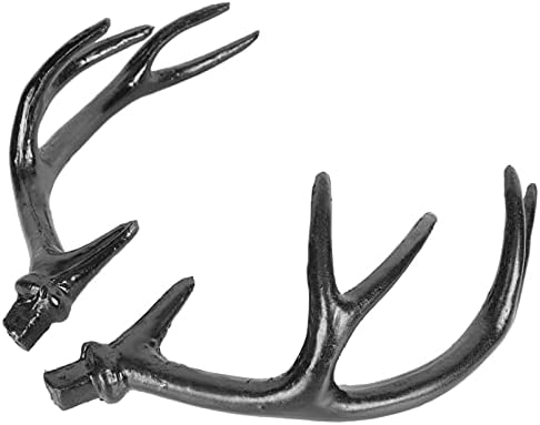 Kesyoo 2 Par de veados artificial Antlers ramificar ramificações falsas de rena de chapas de cabeça para a cabeça do chapéu Diy
