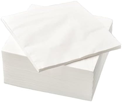 Ikea Fantastisk - guardanapo de papel, branco / 100 pacote - 40x40 cm