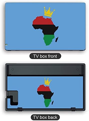 Funnystar Africa Mapa com adesivos Crown Decals Cobrindo o jogo de pele de capa de moda Skin Skin Protector Compatível