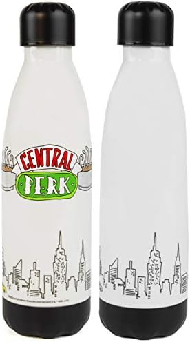 Amigos garrafas de água parafuso de logotipo central de vantagem na tampa 600 ml garrafa