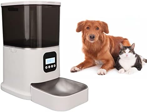 Dispensador automático de alimentos para cães, destacável Pet Smart Alimentador de alimentação dupla Tamancada gratuitamente