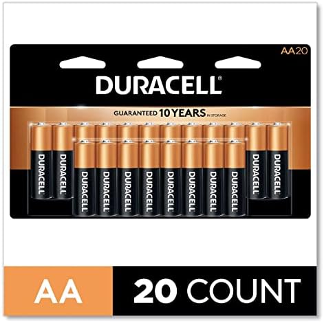 Duracell MN1500B20Z Baterias alcalinas Coppertop, AA, 20/PK