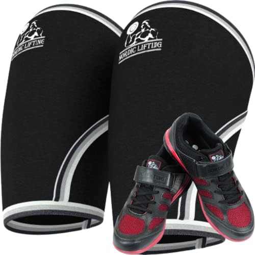 Mangas de cotovelo nórdicas de elevação pacote grande com sapatos Venja Tamanho 10 - Vermelho preto