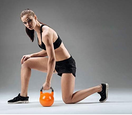 Concorrência Yyxa Kettlebell - Ferro fundido - para treinamento de força, condicionamento e fitness Training, levantamento de peso e queima de gordura