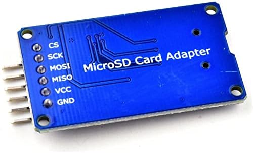 Adaptador de cartão de memória Micro-SD de 3 x 3 x para Arduino com conversor 3.3V-5V