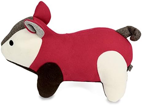Martha Stewart Fleece Pig Mesh Dog Toy para mastigadores moderados