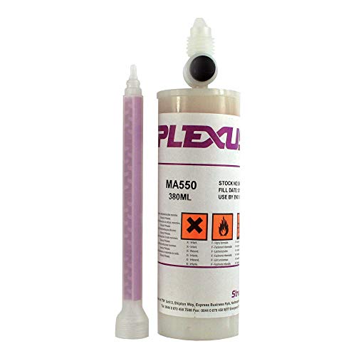 Plexus MA550 Gel não-SAG, UV estável de 45 minutos MMA adesivo para colagem marinha e subaquática de metais e compósitos-490