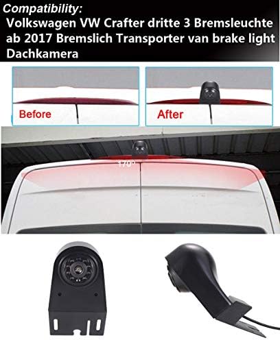Carro Terceiro telhado Suporte de freio de montagem superior Câmera de freio Câmera de backup traseiro da luz para o artesão VW 2017 Van 3 Bremslicht/Luz de Freio