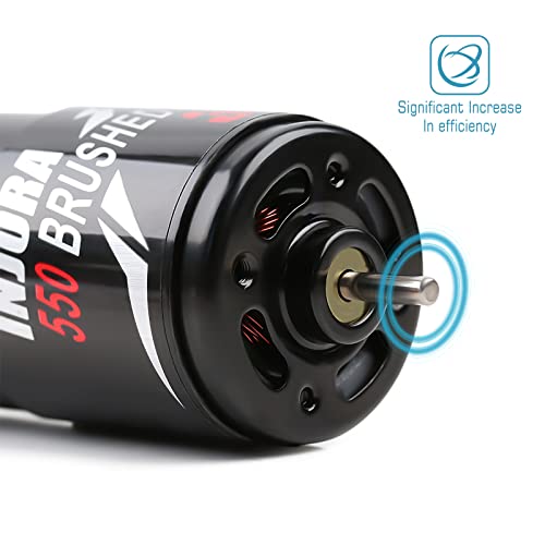 Motor de Lesão RC 550 Motor impermeável escovado para 1:10 RC CRAWLER AXIAL SCX10 AXI03007 JL 90046 TRX4 TRX6 RC BOATA DE