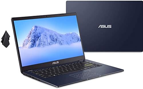 ASUS 2022 L410 Laptop de estudante leve fino, exibição de 14 FHD, processador Intel Celeron, RAM de 4 GB, armazenamento de