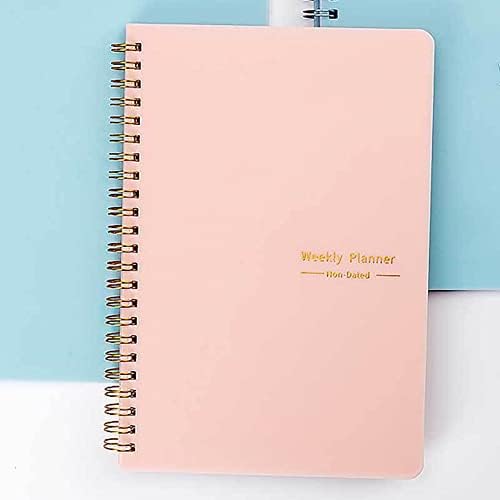 Homesogood Weekly Planner A5 Habitules School Stationery Officer Gifts Business 2023 Planer 2PCS