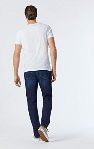 Jeans de perna reta do Mavi Men's Zach Rise Retail