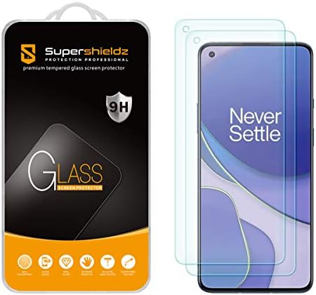 SuperShieldz projetado para o OnePlus 9 / OnePlus 9 5g Protetor de tela de vidro temperado, anti -ratinho, sem bolhas