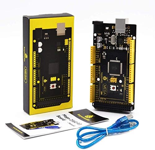 Placa Keyestudio Mega 2560 R3 para projetos Arduino com cabo USB