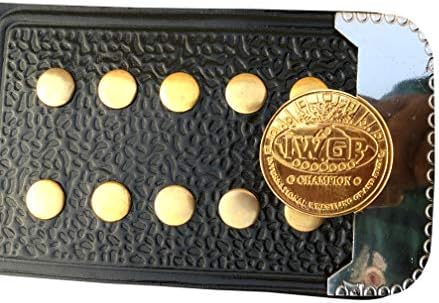 RCC IWGP V4 World Heavyweight Championship Belt Belt Zinc Dual Gold Plated.