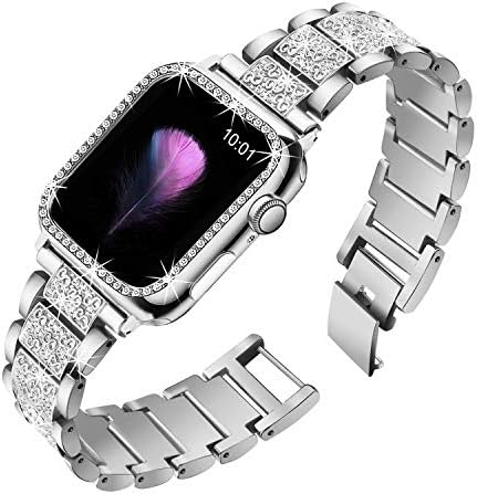 Mesime Compatível com Apple Watch Band com o caso 42mm para mulheres