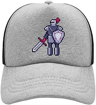 Baseball Cap Pixel Knight Pai Cap para menino Cool Factable Gospable para presente