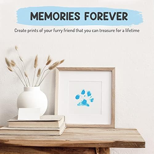 Forever Fun Times Times Inkless Pet Paw Print Kit | Obtenha impressões de pata com zero tinta | Limpos sem tinta não tóxicos para