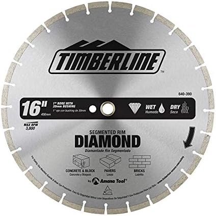 Timberline - Blade de diametermond de diâmetro segmentado 16