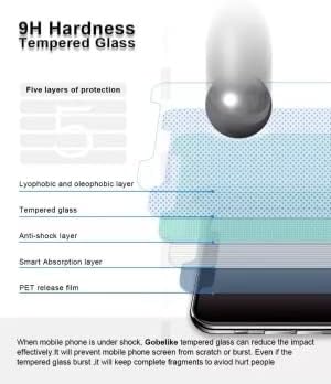 [3-in-1] iPhone 14 Pro Max 9H Protetor de tela de vidro temperado com 1 conjunto de protetor de lente individual e caixa