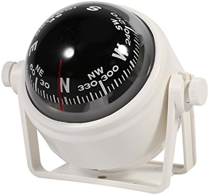 Vgeby Boat Car Compass, Supass ajustáveis ​​de navegação Voyager Mount Compass outros suprimentos
