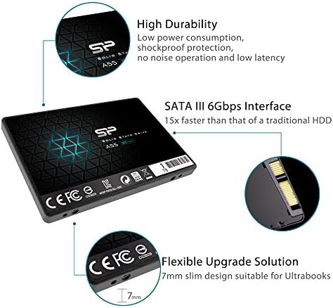 Silicon Power SSD Kit de suporte de montagem 2.5 a 3,5 Baía de acionamento