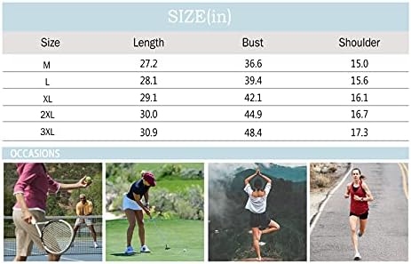 Yakestyle Women's V Neck Golf Camisetas de manga curta atlética de umidade rápida Tênis Tênis Wicking Yoga Golf Polo camisas