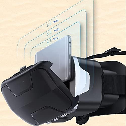 Znbjjwcp Upgrade VR Glasses Realidade Virtual Game 3D VR Glasses Blue Lens Giant Screen Theatre