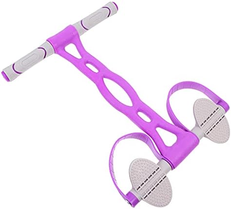 Banda de resistência do pedal de besportble com alça de tornozelo de tornozelo ioga puxador de pedal corda de tensão multifuncional