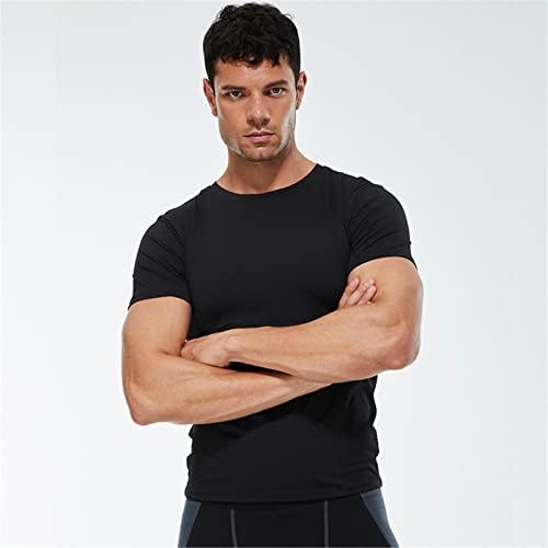 Camisas de verão de BMIsegm para homens camisa ativa Treinamento rápido e seco esportivo de fato esportivo