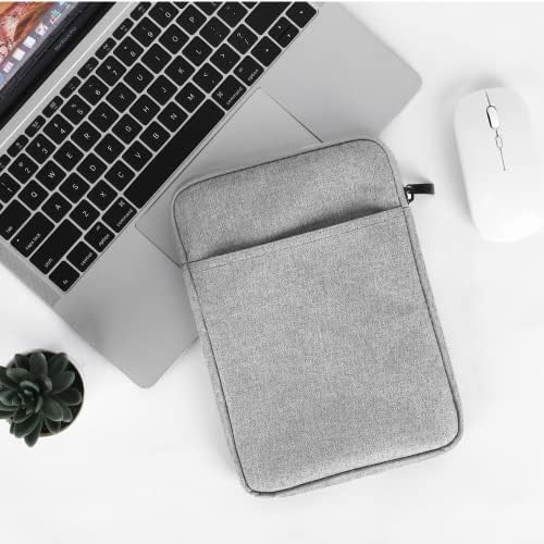 Caixa de comprimido Urbanx de 8 polegadas para Kindle Fire/HD/HDX/Lightweight Portable Protetive Bag Laptop com bolsos duplos cinza