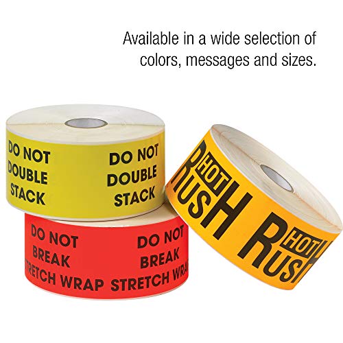 Rótulos de fita Logic®, remessa de paletes entrega intacta , 3 x 10 , vermelho fluorescente, 500/roll