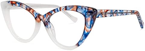 Vougueme Cat Eye Blue Light Glasses para mulheres, bloco UV Anti Eyestrain Eyewear Antoinette GWA454518-05, Média