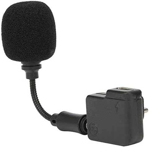 Microfone leve adaptador de microfone USB-C de 3,5 mm de 3,5 mm com microfone de microfone de ação para ação microfone