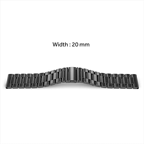 Simpeak 20mm relógio banda metal bandas de aço inoxidável compatíveis com Samsung Galaxy Watch 5 & 4 40mm 44mm/watch5 pro 45mm/relógio