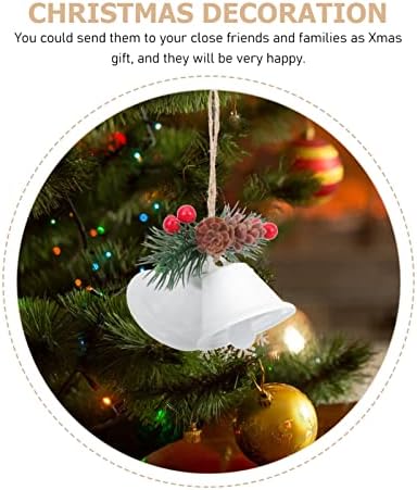 Aboofan 3pcs Christmas Jingle Bells Sleigh Bell Ornamentos