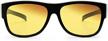 Nightbirds Over-Rx Night Driving Glasses-Nighthawk OTG com tecnologia de lentes anti-Glare de zona dupla para homens, mulheres, tamanho único