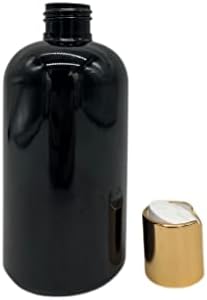 Fazendas naturais 8 oz Black Boston BPA Garrafas grátis - 2 pacote de contêineres vazios recarregáveis ​​- Produtos de limpeza de óleos