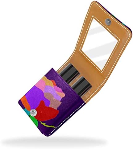 Caixa de batom de Oryuekan, bolsa de maquiagem portátil fofa bolsa cosmética, organizador de maquiagem de suporte de