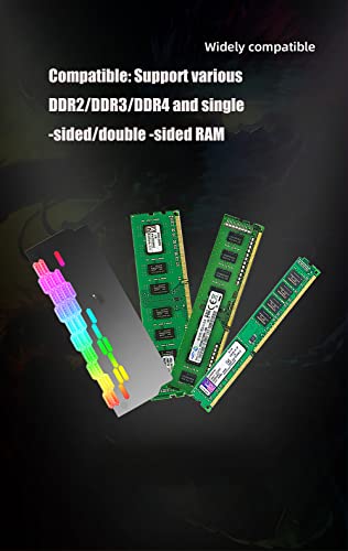 Memória Kit de dissipador de calor DDR DDR Memória RAM STENHO DE QUENTE DE ARGB ARGB COLIGER ， LIGO DE ALOLO DE LIGUNA DE ALUMÍNIA